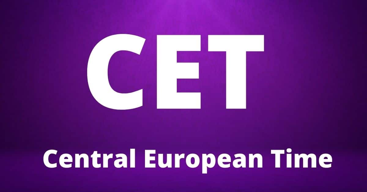 CET Central European Time WorldClock Local Time Weather 